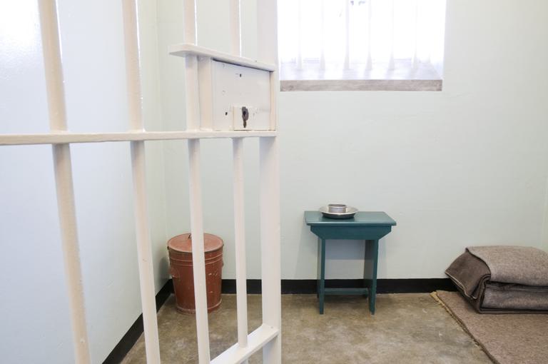 Nelson Mandelas prison cell Robben Island SAT
