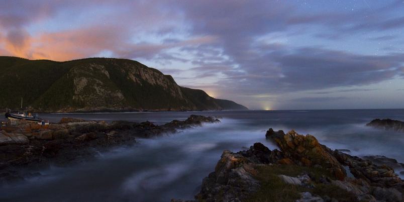 Storms River Mouth at sunset SAT
