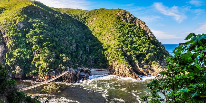 Storms River Mouth bridge Tsitsikamma SS