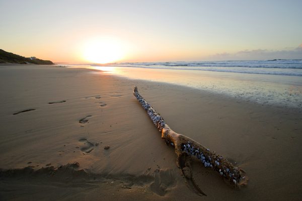 Sunrise on the beach in Wilderness SAT