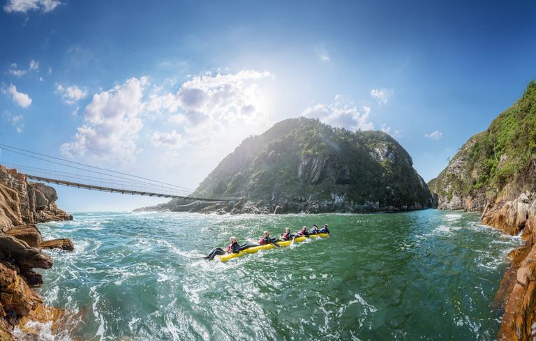 Tubing down the Storms River Garden Route SAT