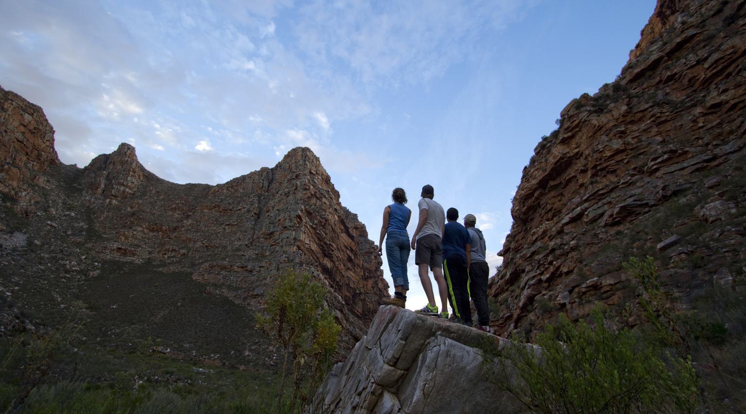 Hiking mountains Klein Karoo SAT
