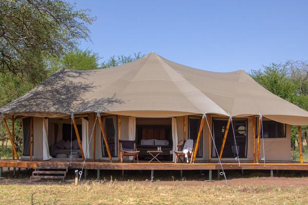 Cherero Camp tent exterior hero