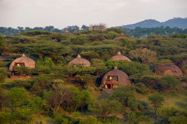 Serengeti Serena Safari Lodge Aerial
