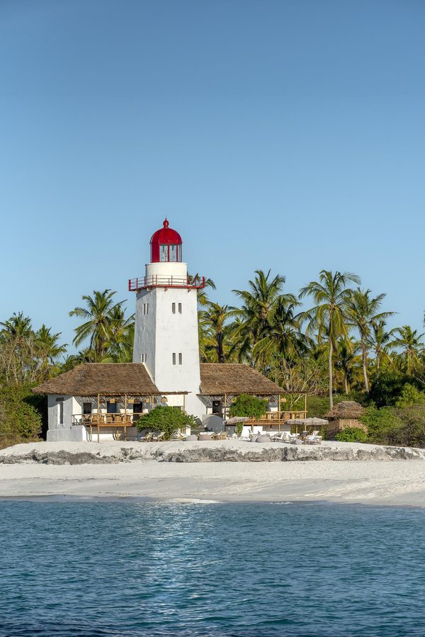Fanjove island lighthouse portrait card