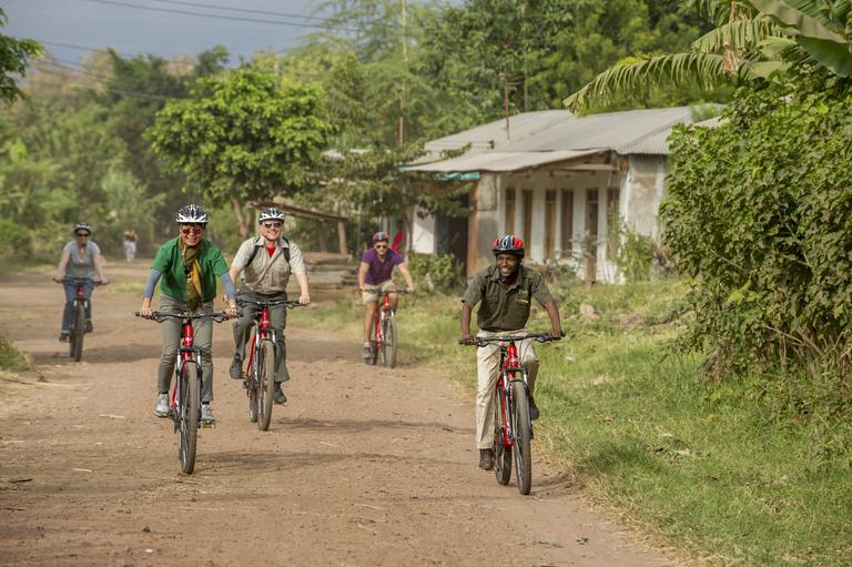 Cycling at Lake Manyara Serena Safari Lodge