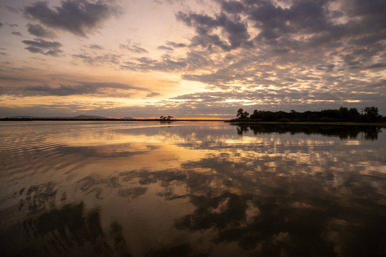 Siwandu Sunset view boating safari Nyerere