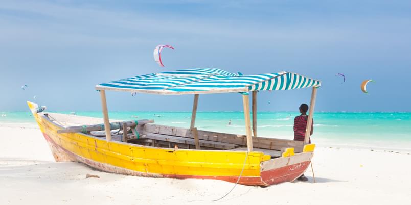 Zanzibar Beach Boat SS Landscape