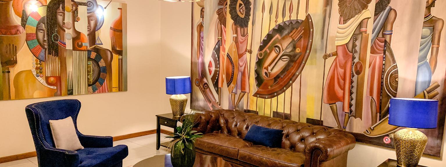 No5 Boutique hotel lounge