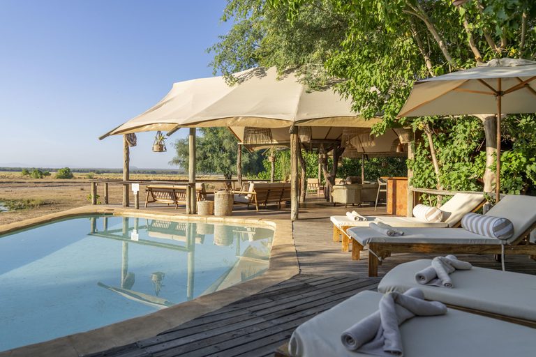 Anabezi Camp Pool deck