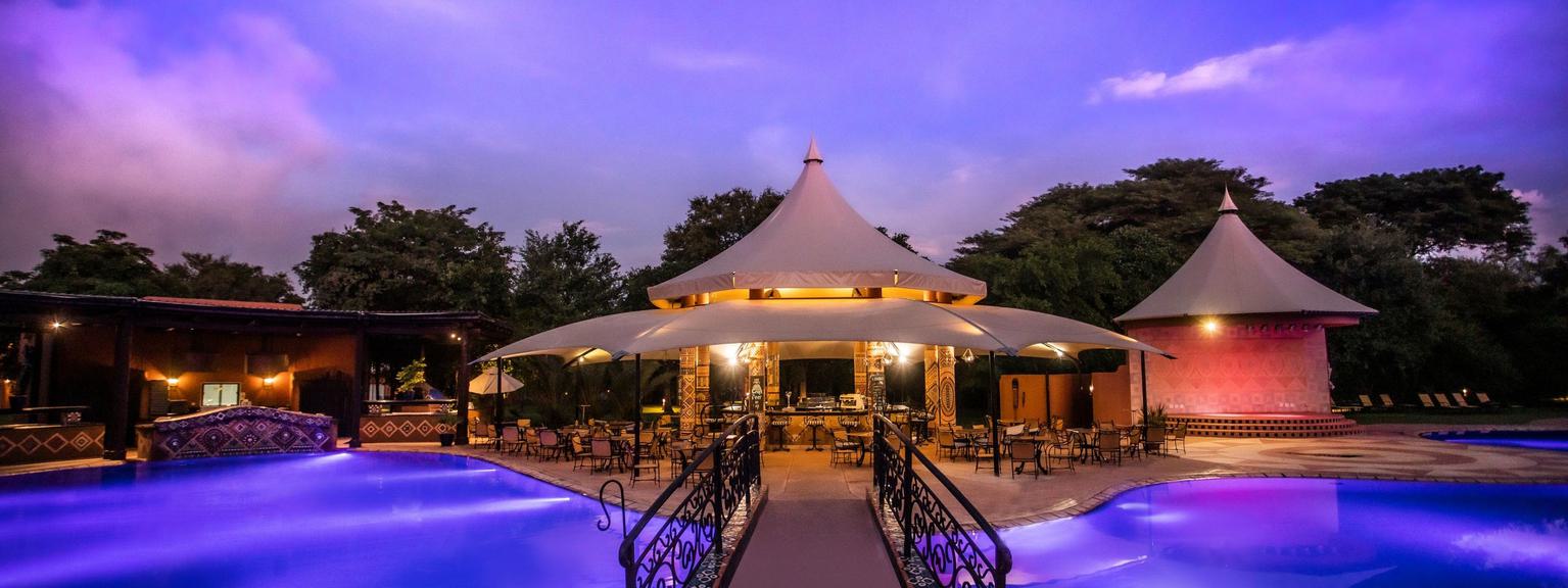Avani Victoria Falls Resort Shungu Pool and Terrace
