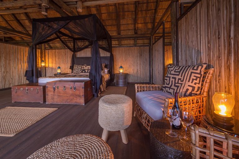 Chamilandu Bush Camp Chalet interior
