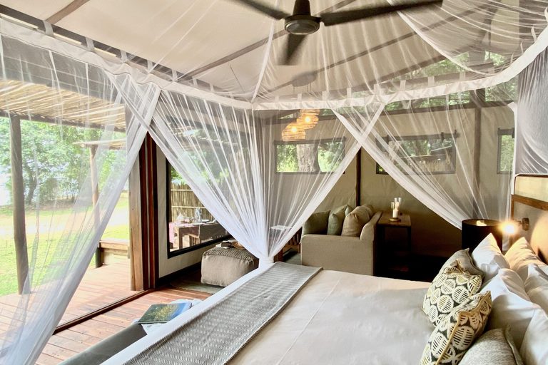 Chiawa Camp tent interior
