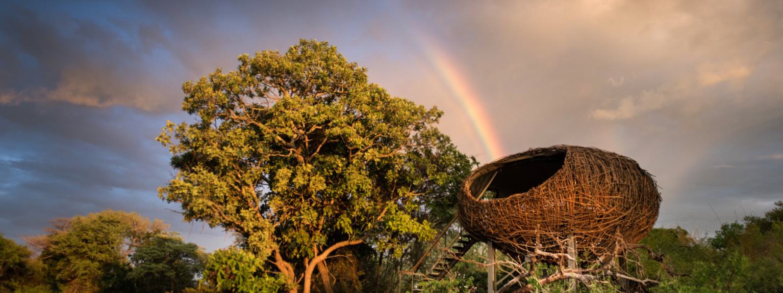 Chisa Busanga Nest Exterior rainbow