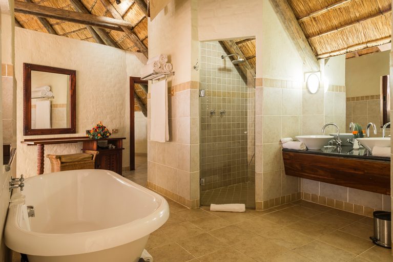 David Livingstone Safari Lodge Bathroom Interior