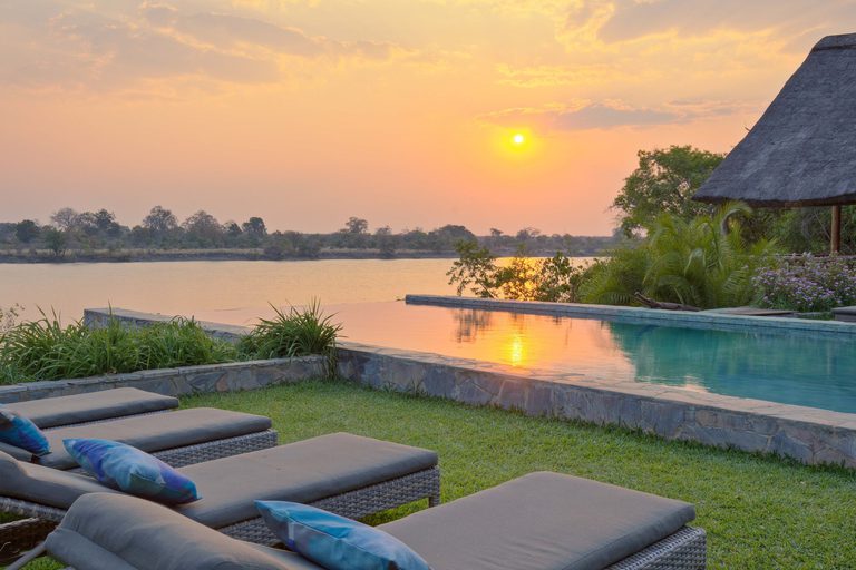 Ila Safari Lodge Pool and Loungers