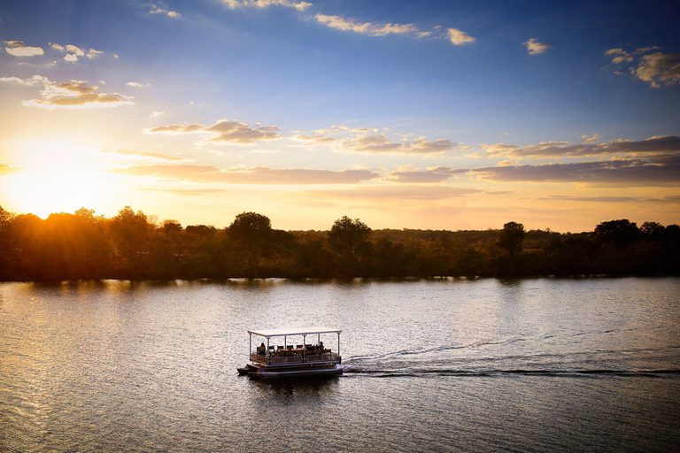 Ila Safari Lodge boat cruise sunset