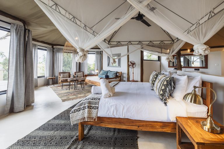 Kafunta River Lodge Sunset House Eagle Bedroom