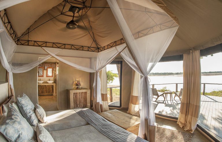 Kafunta Three Rivers tent interior