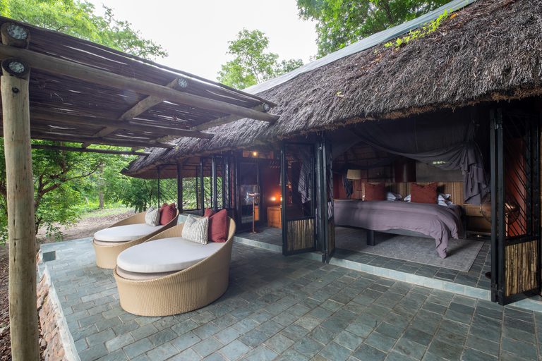Kapamba Bush Camp chalet deck
