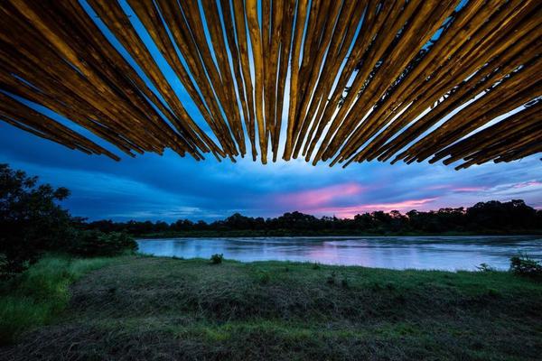 Kapamba Bush Camp moody sunset