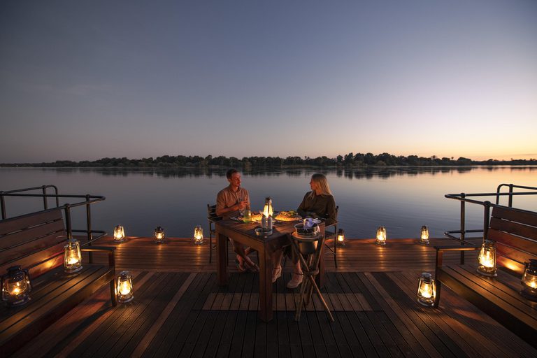 Mukwa River Lodge Candlelight dining