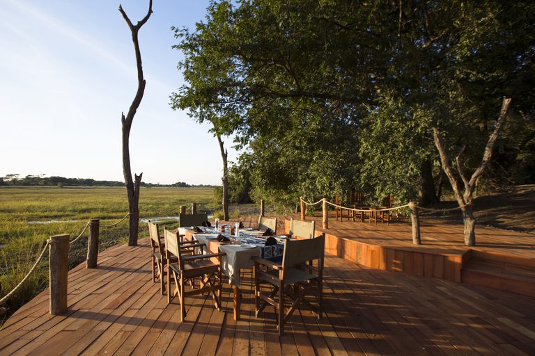 Musekese outside dining deck