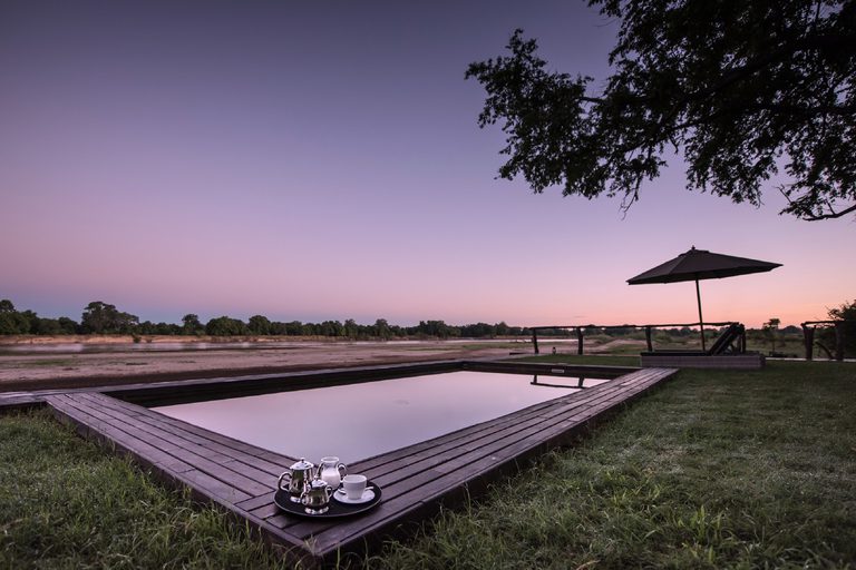 Shawa Luangwa Morning Poolside Tea