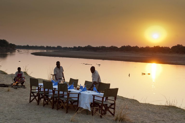 Tena Tena riverside dining sunset
