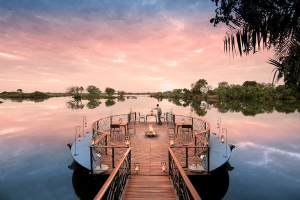 Thorntree River Lodge Jetty boma