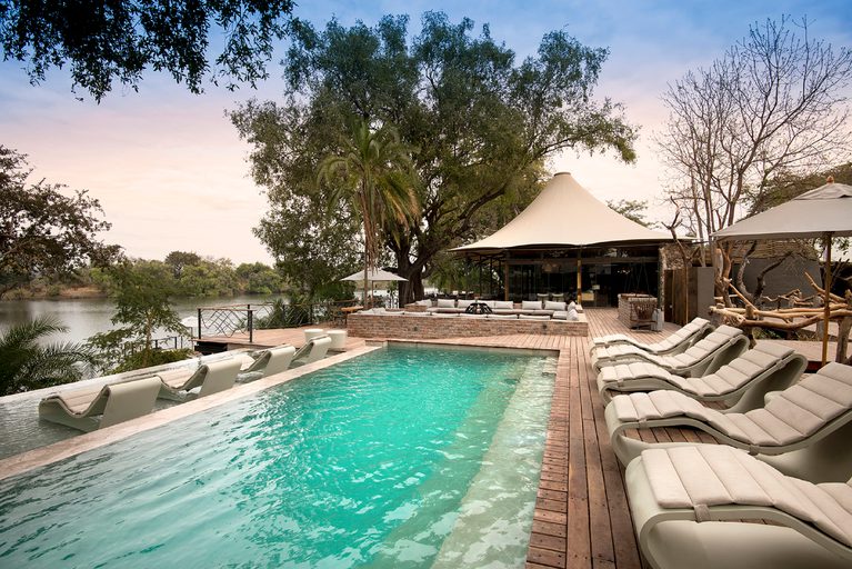Thorntree River Lodge Pool and Loungers