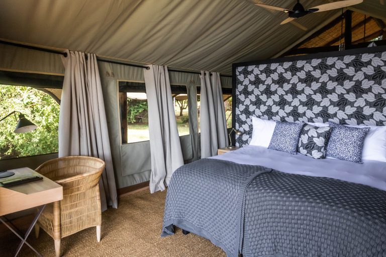 Time Tide Chongwe Camp Bedroom