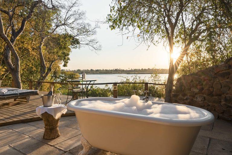 Tongabezi Bird House Outdoor Bath