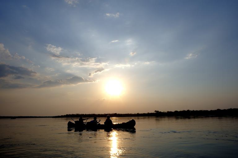 Lower Zambezi Canoeing sunset SS