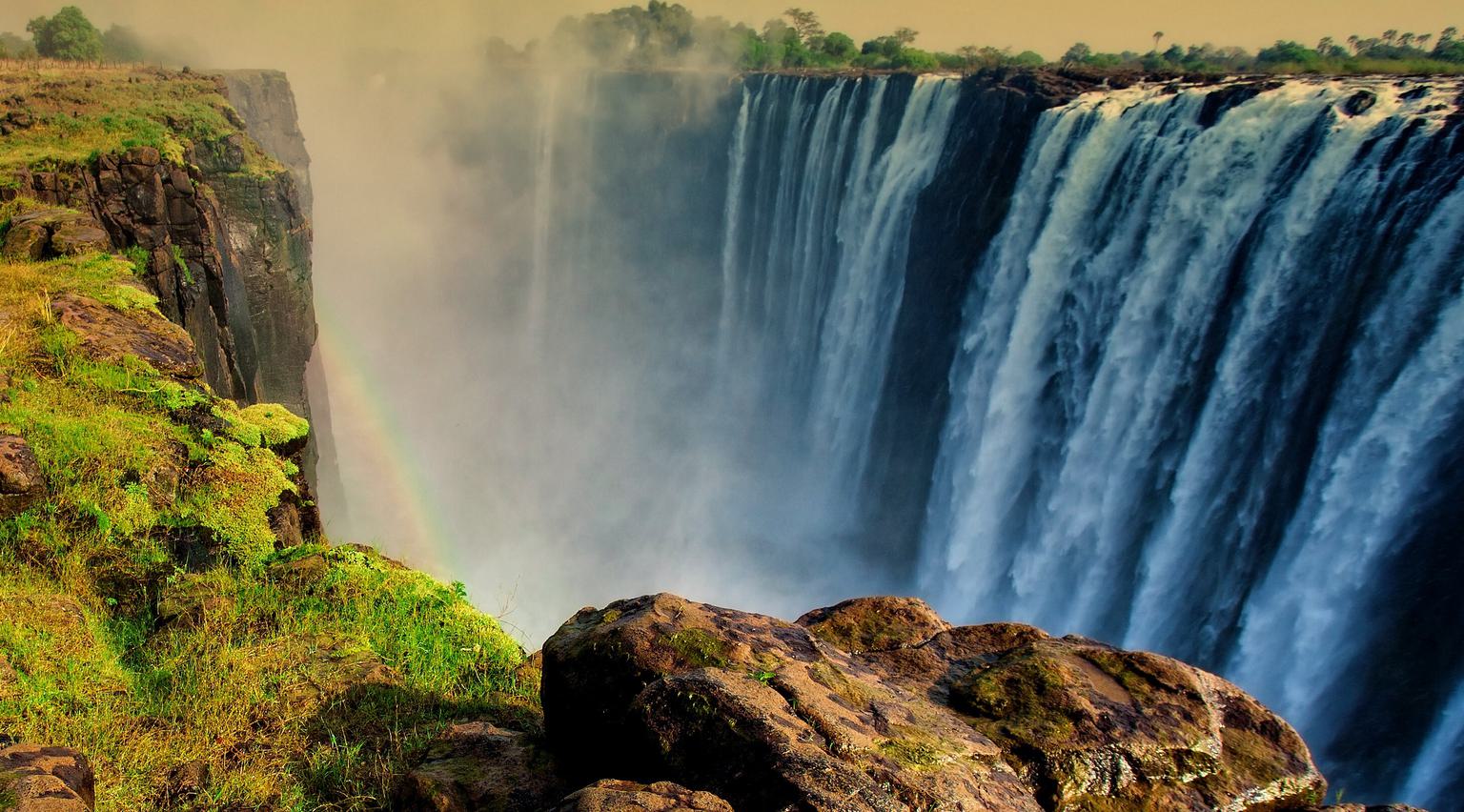 Victoria Falls Zambia Border SS