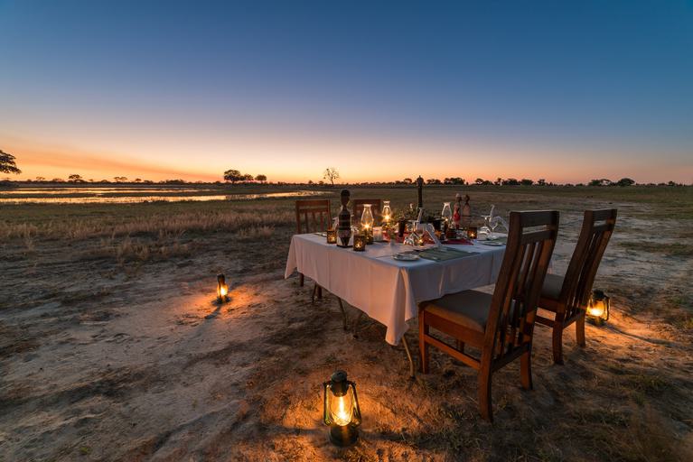 Camp Hwange Bush Dining