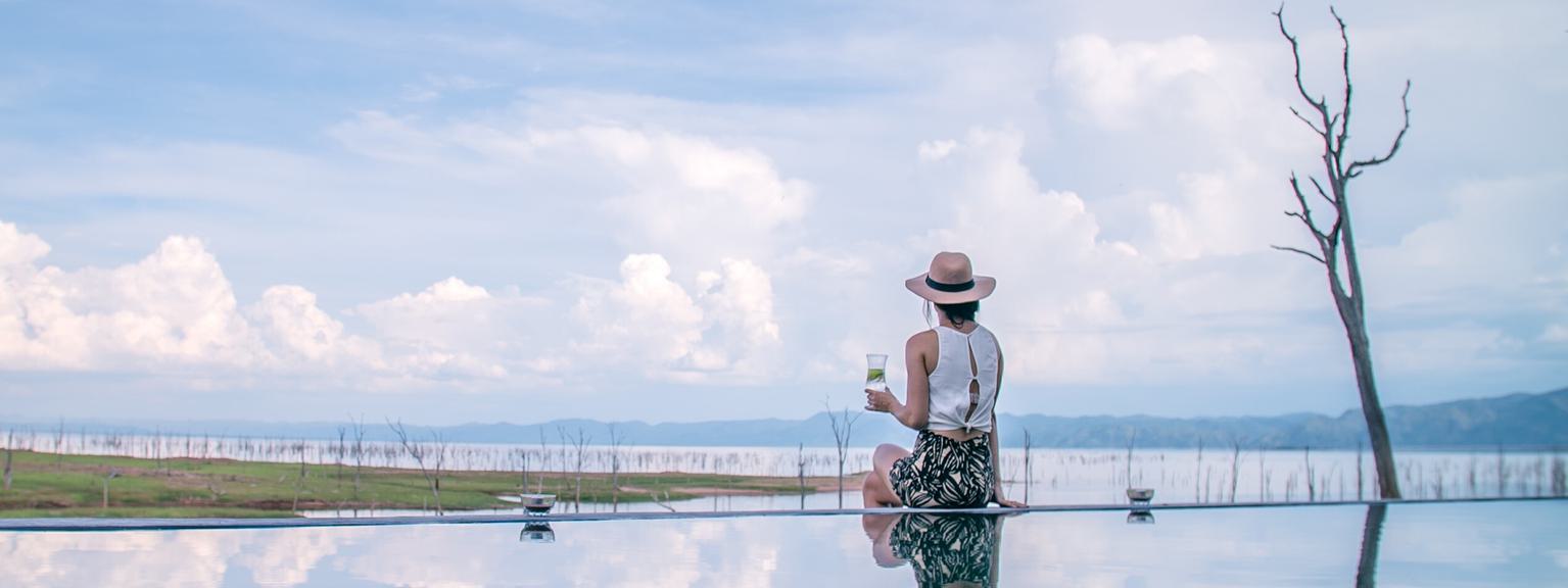Infinity Swimming Pool Changa Safari Camp Lake Kariba