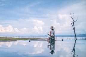 Infinity Swimming Pool Changa Safari Camp Lake Kariba