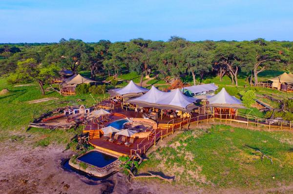 Somalisa Camp Aerial View