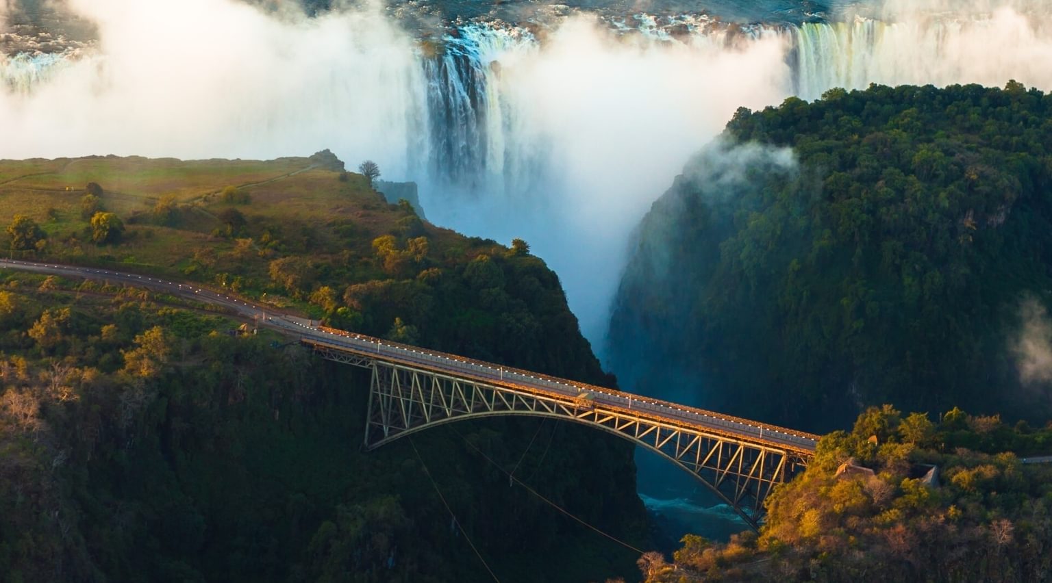 Victoria Falls Bridge Aerial SS Hero