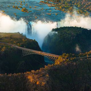 Victoria Falls Bridge Aerial SS
