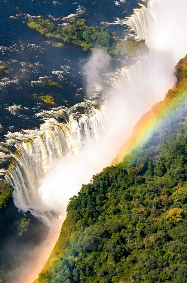 Victoria Falls Rainbow SS PORTRAIT