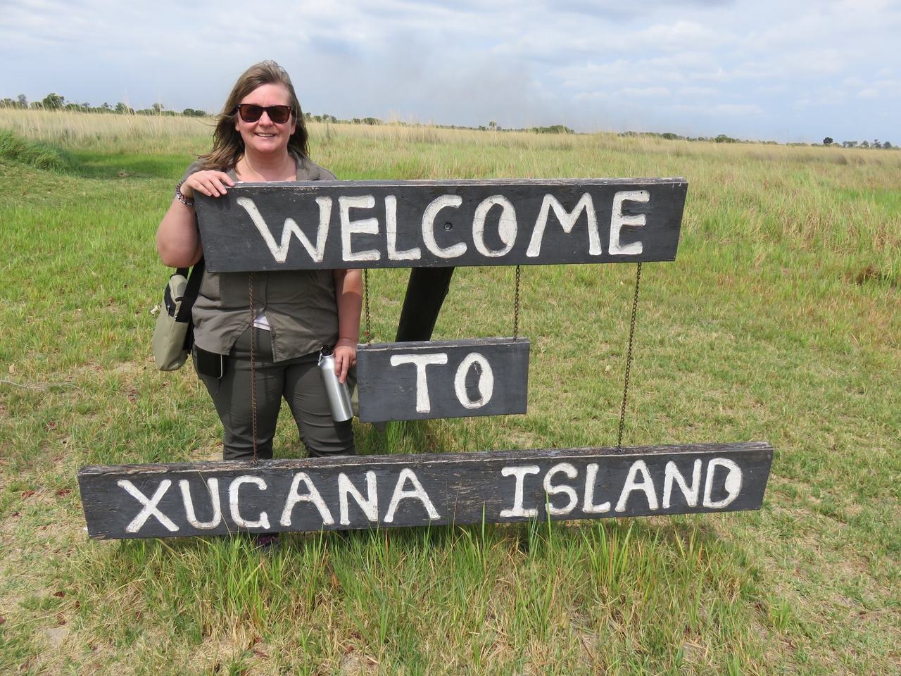 Carole at Xugana Island