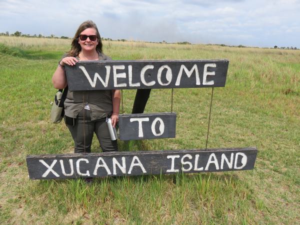 Carole at Xugana Island