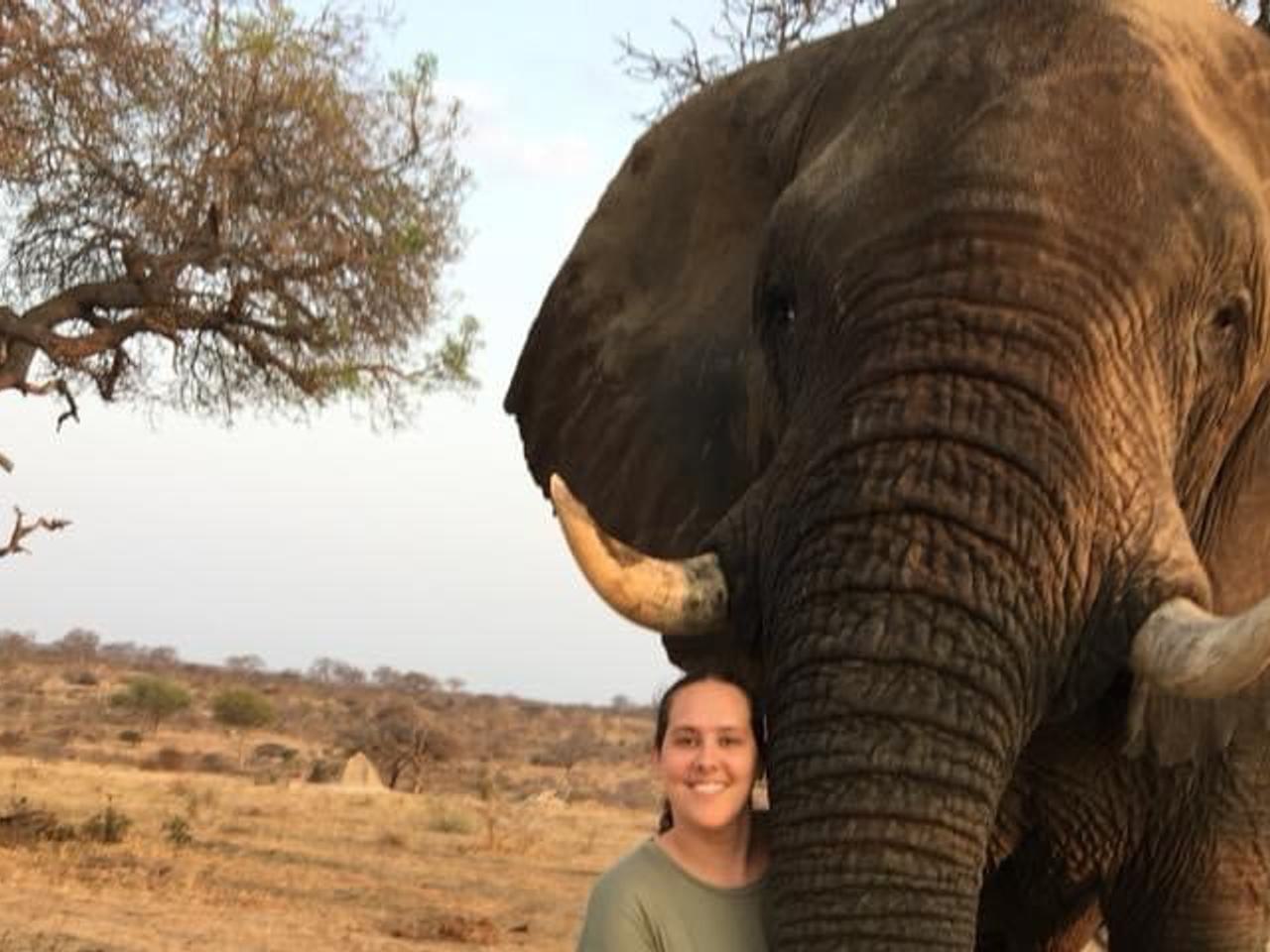 Cerys at Camp Jabulani Landscape