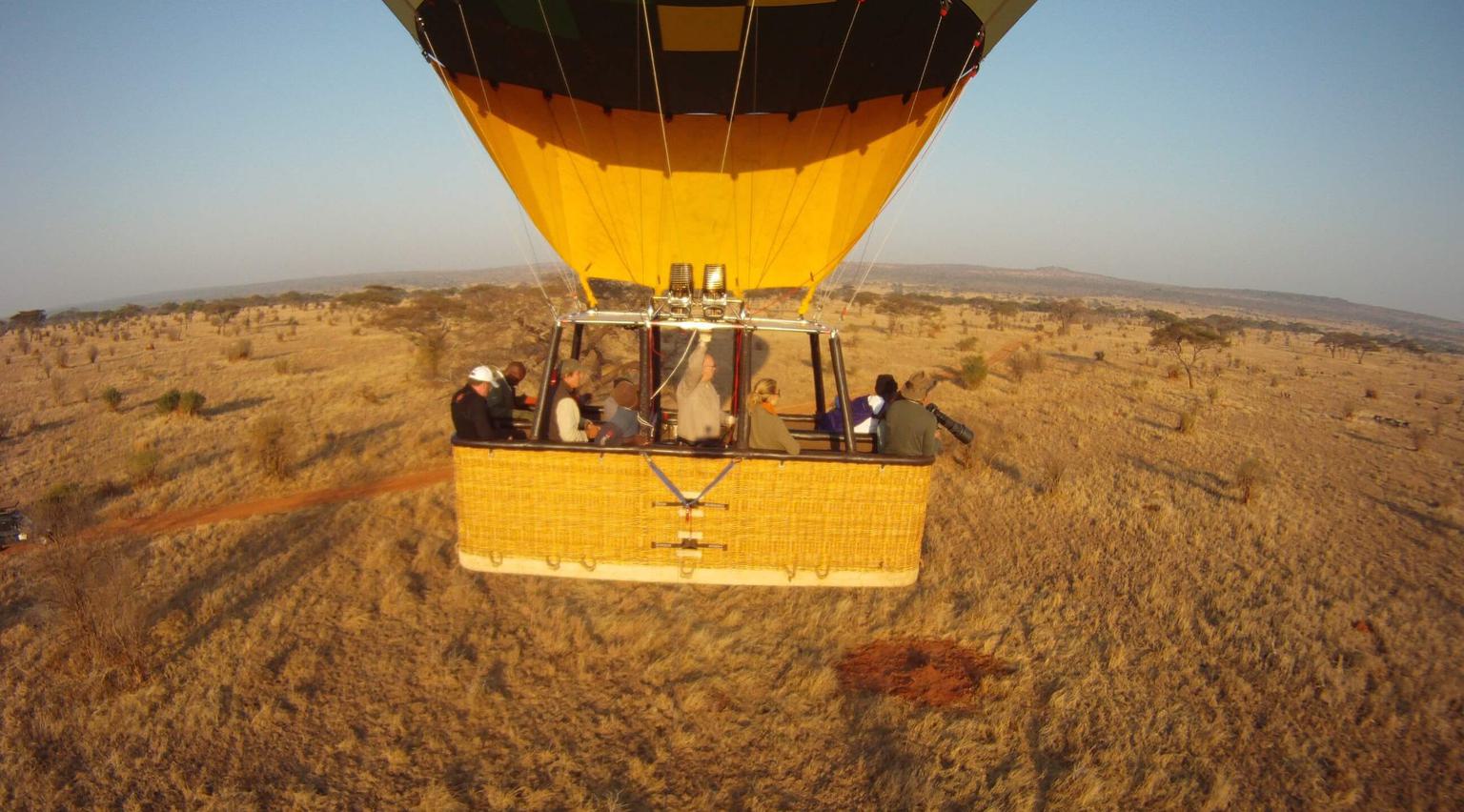 Hot Air balloon over tarangire Chem Chem Lodge