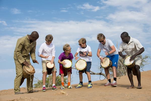 Children African Drumming Little Kulala