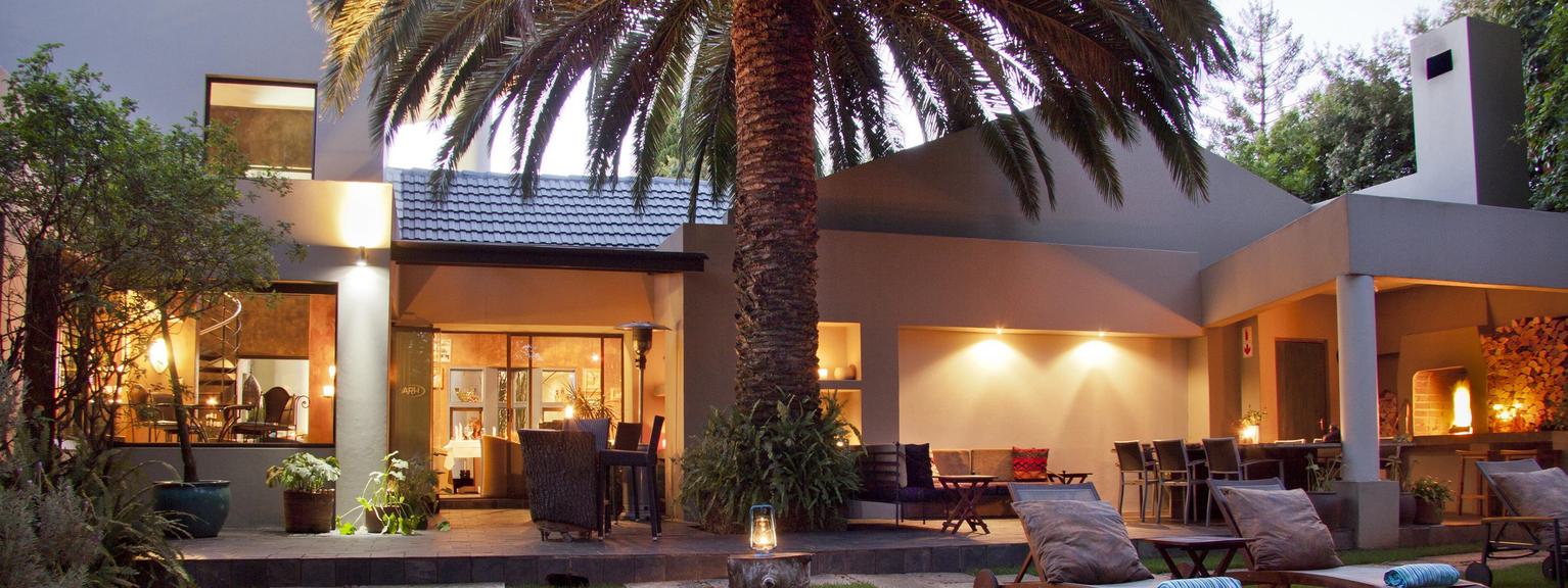 African Rock Garden and patio hero