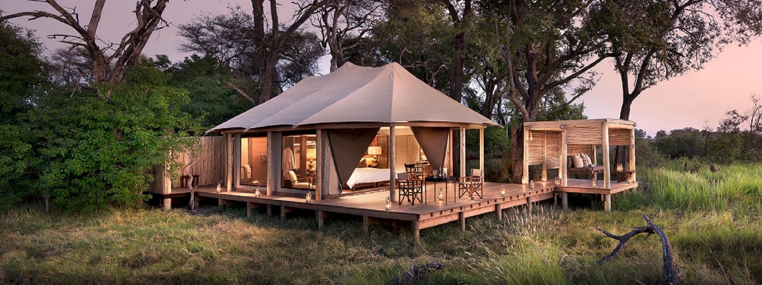 Beyond Nxabega Exterior at Sundown