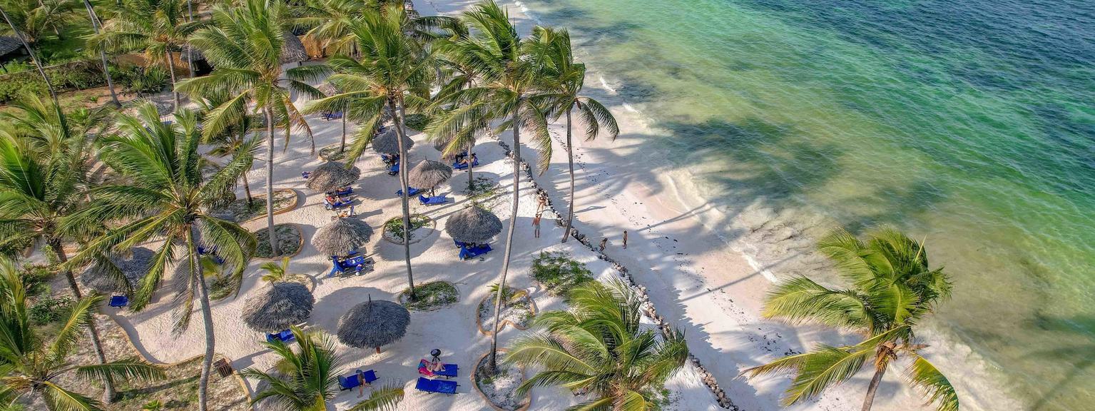 Breezes Beach Club Aerial View
